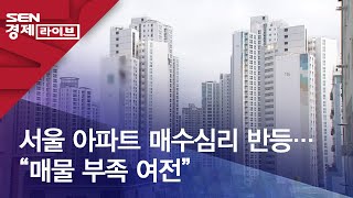 서울 아파트 매수심리 반등…“매물 부족 여전”