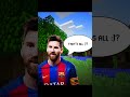 Minecraft x football (1 part)  #shorts #football #edit