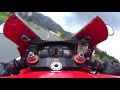 Testing Sony HDR AS200V action cam on Aprilia RSV Mille