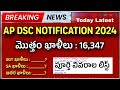 ap dsc notification 2024 ap mega dsc notification 2024 ap dsc vacancy list 2024 ap dsc vacancies