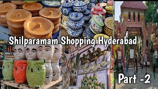 Shilparamam Shopping Hyderabad- Part-2|Art \u0026 crafts|