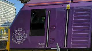 DB Cargo 67007 at Basingstoke [07/06/23]