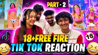18+ Free Fire TikTok Reaction बच्चे ना देखे || Free Fire Funny Video || Garena Free Fire