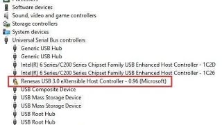 (HDD not recognised fix) how to fix Renesas USB 3.0 extensible host controller error .