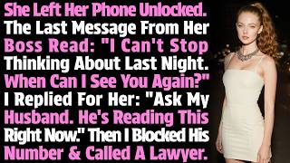 She Left Her Phone Unlocked. The Last Message From Her Boss Read: "I Can't Stop Thinking About...