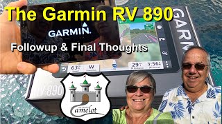 Followup and Recap of the Garmin 890 RV