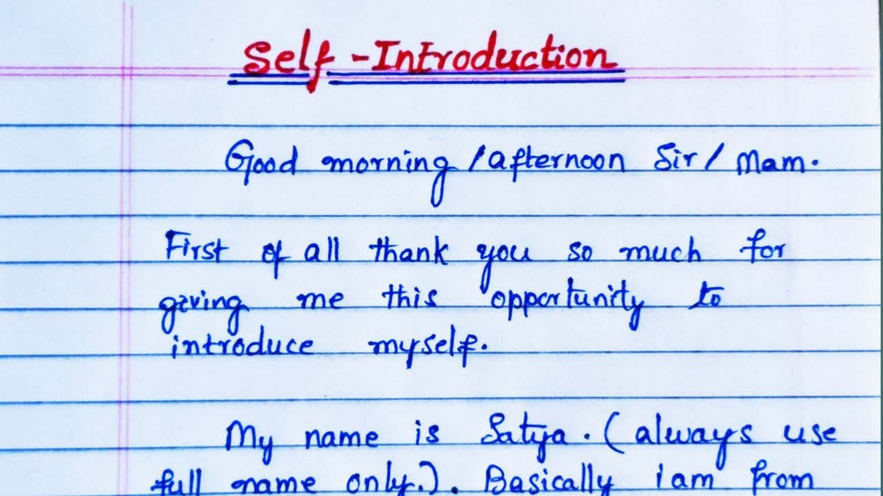 Self Introduction In Interview | How To Introduce Yourself In Interview ...