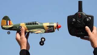 Wltoys P-40 Warhawk RC Warbird / XK A220 RC Airplane Unbox and Test