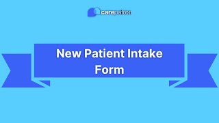 New Patient Intake Form