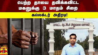 பெற்ற தாயை தவிக்கவிட்ட மகனுக்கு 3 மாதம் சிறை - கலெக்டர் அதிரடி! |  IAS