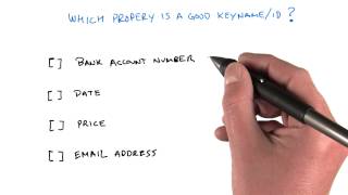 Choosing Keys - Developing Scalable Apps with Java