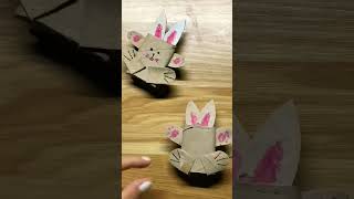 homemade #toys for kids. #diy #diycrafts cute bunny hopping kids crafts