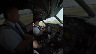 Flying away from a thunderstorm Cockpit View #Shorts