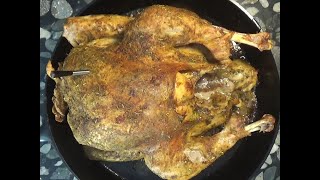 Dry Brine Roast Turkey in Cast Iron (with the MEATER+ probe thermometer)