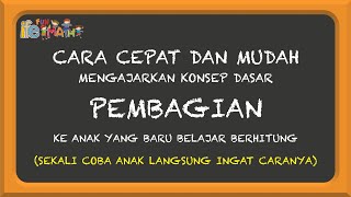 Cara Cepat dan Mudah Mengajarkan Konsep Dasar Pembagian ke Anak yang Baru Belajar Berhitung