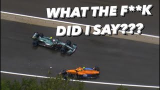 Vettel Angry Team Radio After Lando Norris Spa Crash