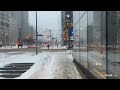 toronto live snow walk exploring downtown during the family day long weekend february 15th 2025