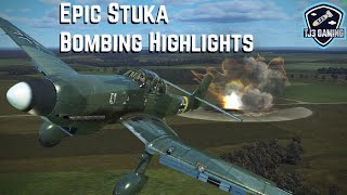 Ju-87 Stuka Dive Bombing Highlights! - WWII Combat Flight Sim IL-2 Sturmovik Great Battles V4