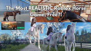 Playing LCS: Equest! New REALISTIC Free Roblox Horse Game