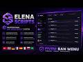 [FIVEM] Elena Ban Menu | Modern Admin Ban System | ESX | QBCore | Standalone