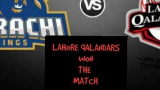 Karachi Kings Vs Lahore Qalandars | Super Over | Match 24 Thrilling