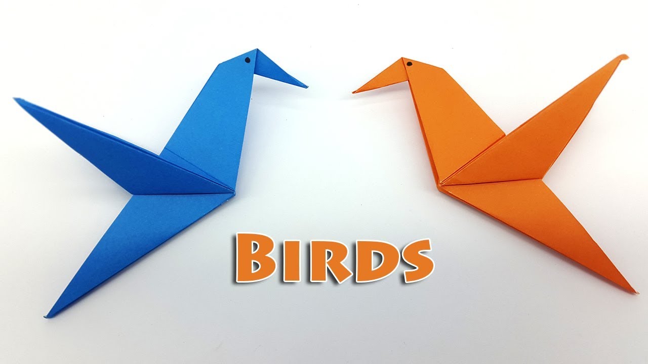 Origami Bird Instructions - How To Make A Paper Bird Easy Step By Step ...