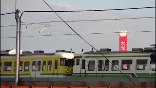 115系N35+N36編成　弥彦線下り227M　柏崎→吉田→東三条