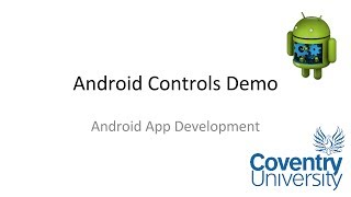 Lab 3 - Android Controls Demo