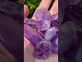 from rough to polished amethyst crystals crystalstones rocktumbling