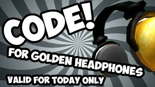 Roblox Golden Headphones 2017 - golden gamer headset codes roblox how to get free robux no