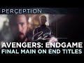 Marvel Studios' Avengers: Endgame Main On End Title Sequence