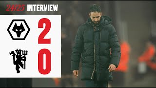 Amorim \u0026 Maguire React To Wolves Defeat.