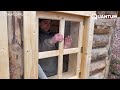 two men build big log house in the forest start to finish @lesnoy_offline3431