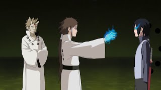 Sasuke uses his FORBIDDEN Six Paths Sage Mode abilities after losing Rinnegan in Boruto