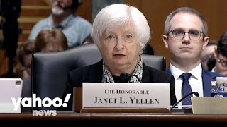 Treasury Secretary Janet Yellen testifies to the Senate on Biden's 2024 budget