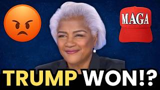 Watch DONNA BRAZILE go from EXCITED to DEVASTATED on Election Night