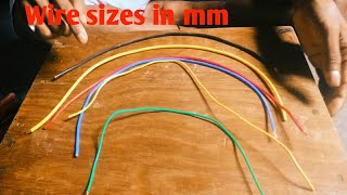 What are the sizes of electrical wire? | वायर कितने प्रकार के होते हैं? 2022 lesson 3