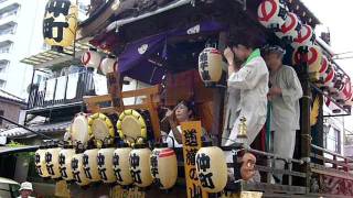 上尾市仲町の山車　