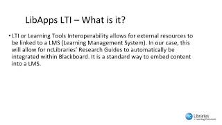 LibApps LTI Tool