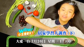 【小主播看天下WOW】預告  -  20210726 - 居家學習大調查(下)