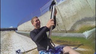 Spearfishing at a Giant Spillway