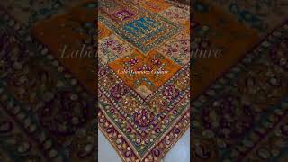 Pure silk pakistani hand embroidered dupatta… #pakistanidesigners #trendingshorts