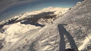 Black slope at La Plagne 2014