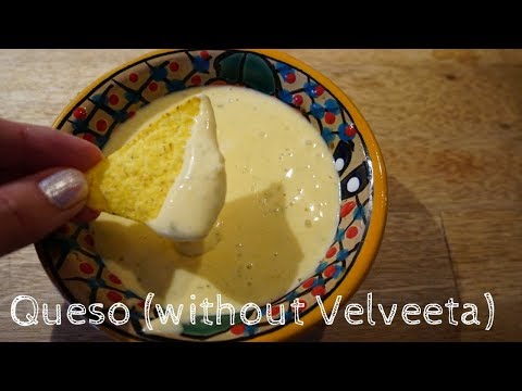 How to make Queso/Cheese Dip (without velveeta) How to make Queso/Cheese Dip (without velveeta)