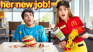 MY DAUGHTER'S NEW JOB ft/ Brent Rivera & Royalty Family