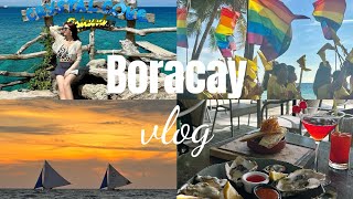 🇵🇭长滩岛vlog｜Travel with me in Boracay, the Philippines ｜Crystal Island｜Sunset Sailing｜在日落帆船上感动落泪