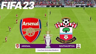 Arsenal vs Southampton - 22/23 Premier League - PS5 Gameplay