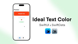 Dynamic Text Color in SwiftUI | Automatically Select Black or White Based on Background Color