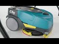 cs5 walk behind micro scrubber how to operate tennant company