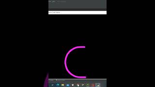 "C" alphabet (#3) | Draw "C" alphabet in python by using turtle | #coding #python #turtle #C